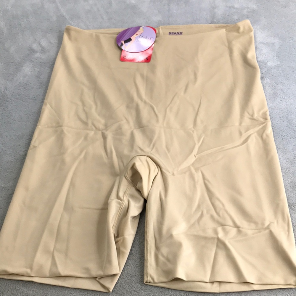 Spanx Mid Thigh Shaper Nude Size 1X New with tags